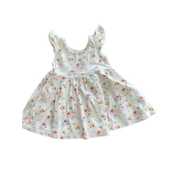 Vivie And Ash Flutter Sleeve Spring Floral Dress - Picture 1 of 4